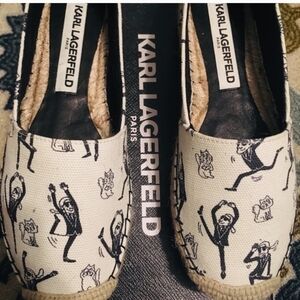 RARE!!! 💥Karl Lagerfeld Paris Espadrille Antibes 7 Flats - Size 6